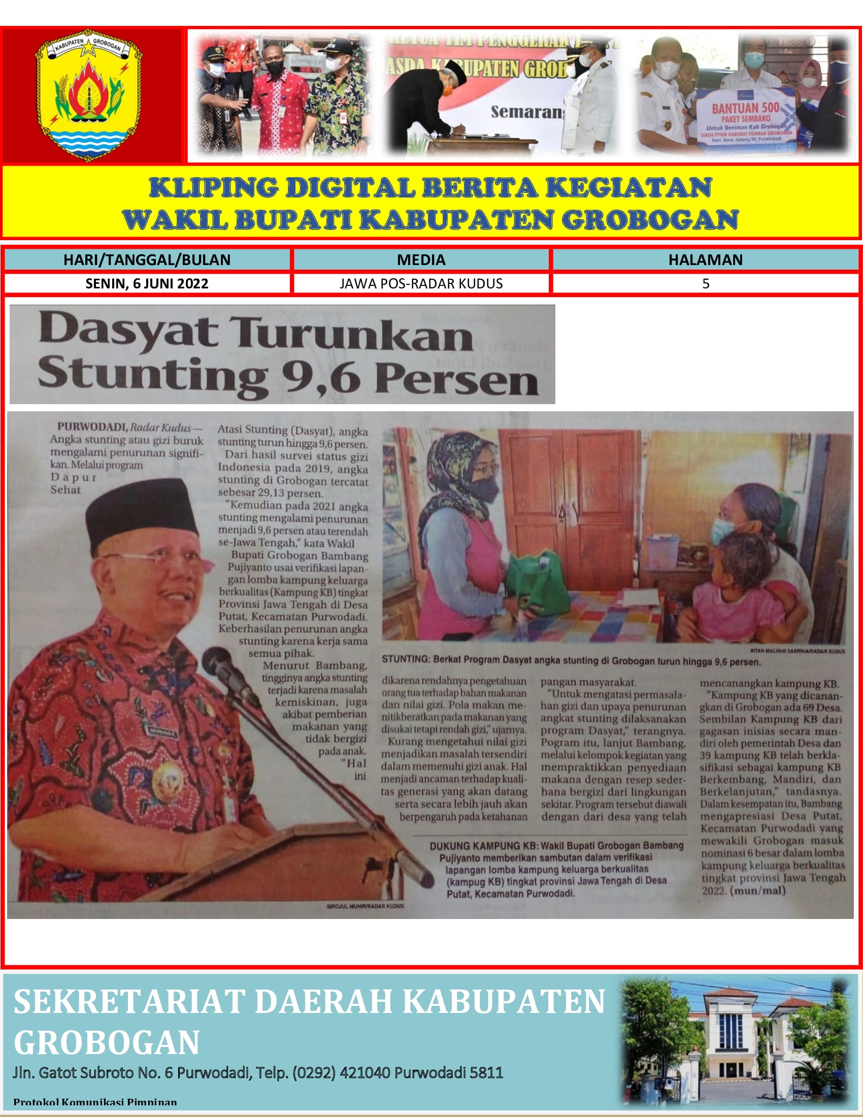 Dasyat Turunkan Stunting 96 Persen Radar Kudus 6062022