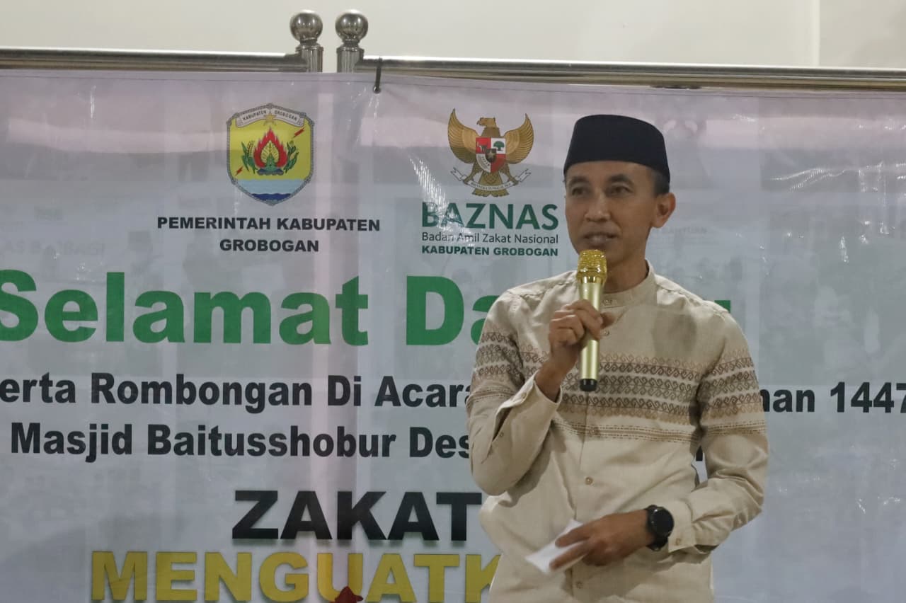 Sekda Sampaikan sambutan Saat Safari Ramadan di Desa Karangpaing